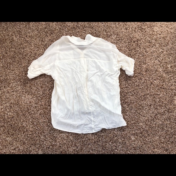 Express white blouse - button down - medium - Picture 3 of 3
